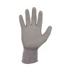 Proflex 7024 Ansi A2 Pu Coated Cr Gloves, En388: 4X42B, 9" Long, X-Large, Gray, Pair
