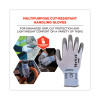 Proflex 7025 Ansi A2 Pu Coated Cr Gloves, En388: 2X42B, 9" Long, Large, Blue, Pair