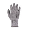 Proflex 7030 Ansi A3 Pu Coated Cr Gloves, En388: 4X42C, 9" Long, Small, Gray, 12 Pairs