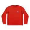 Chill-Its 6689 Cooling Long Sleeve Sun Shirt With Uv Protection, Medium, Orange