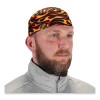 Chill-Its 6630 High-Performance Terry Cloth Skull Cap, Polyester, One Size Fits Most, Flames