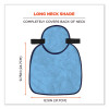 Chill-Its 6717Ct Cooling Hard Hat Pad And Neck Shade - Pva, 12.5 x 9.75, Blue