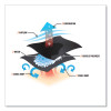 Chill-Its 6700Fr Fire Resistant Cooling Tie Bandana Headband, Modacrylic Cotton/Polymers, One Size Fits Most, Blue