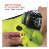 Chill-Its 6685 Premium Dry Evaporative Cooling Vest With Zipper, Nylon, 3X-Large, Lime