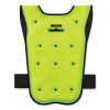 Chill-Its 6687 Economy Dry Evaporative Cooling Elastic Waist Vest, Nylon, Large/X-Large, Lime