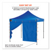 Shax 6096 Pop-Up Tent Sidewall With Zipper, Single Skin, 10 Ft x 10 Ft, Polyester, Blue