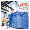 Shax 6096 Pop-Up Tent Sidewall With Zipper, Single Skin, 10 Ft x 10 Ft, Polyester, Blue