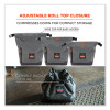 Arsenal 5186 Full Respirator Bag With Roll Top Closure, 7.5 x 13.5 x 13.5, Gray