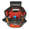 Arsenal 5527 Premium Topped Tool Pouch With Hinged Closure, 6 x 10 x 11.5, Polyester, Orange