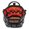 Arsenal 5527 Premium Topped Tool Pouch With Hinged Closure, 6 x 10 x 11.5, Polyester, Orange