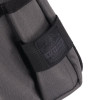 Arsenal 5568 Belt Loop Tool Pouch With Device Holster, 4 Compartments, 5 x 2 x 8.5, Polyester, Gray