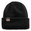 N-Ferno 6811Z Rib Knit Hat With Zipper For Bump Cap Insert, One Size Fits Most, Black