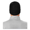 N-Ferno 6820 Fr Cotton Fleece Knit Hat, One Size Fits Most, Black