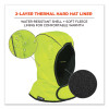 N-Ferno 6842 2-Layer Poly Shoulder Winter Liner, Fleece/Polyester, One Size Fits Most, Lime