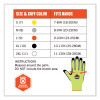 Proflex 7041-Case Ansi A4 Nitrile Coated Cr Gloves, En388: 4X42D, 11" Long, X-Large, Lime, 144 Pairs/Carton