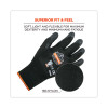 Proflex 7001 Nitrile-Coated Gloves, En388: 4121X, 9" Long, Large, Black, 144 Pairs/Carton