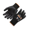 Proflex 7001 Nitrile-Coated Gloves, En388: 4121X, 9" Long, Large, Black, 144 Pairs/Carton