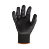 Proflex 7001 Nitrile-Coated Gloves, En388: 4121X, 9" Long, Large, Black, 144 Pairs/Carton