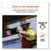 Proflex 7021-Case Hi-Vis Nitrile Coated Cr Gloves, En388: 4342B, 9.75" Long, X-Large, Lime, 144 Pairs/Carton