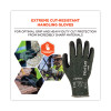 Proflex 7070 Ansi A7 Nitrile Coated Cr Gloves, En388: 4X42F, 9" Long, X-Large, Green, 12 Pairs