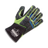 Proflex 925Wp Performance Dorsal Impact-Reducing Thermal Waterproof Gloves, En388: 3323Xp, Medium, Black/Lime, Pair