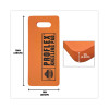 Proflex 375 Small Foam Kneeling Pad, 1", Small, Orange