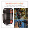 Squids 5543 Handheld Barcode Scanner Mount Holder With Fastener Straps, 2 Compartments, 3.5 x 2.5 x 7.3, Gray