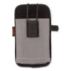 Squids 5542 Phone Style Scanner Holster With Belt Loop, Large, 1 Compartment, 3.75 x 1.25 x 6.5, Polyester, Gray