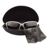 Skullerz 3225 Ballistic Zipper Eyewear Case, 7.5 x 5 x 2, Black