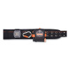 Squids 3002 Retractable Lanyard With Carabiner + Belt-Loop Anchor, 2 Lb Max Working Capacity, 6" To 48" Long, Gray