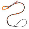 Squids 3104F(x) Tool Lanyard With Carabiner/Choke Loop, 10 Lb Max Working Capacity, 38" To 48" Long, Gray/Orange