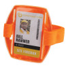 Squids 3386 Arm Band Id/Badge Holder, Vertical, Orange, 3.75 x 4.25 Holder, 2.5 x 4 Insert, 10/Pack