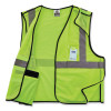 Glowear 8216Ba Class 2 Breakaway Mesh Id Holder Vest, Polyester, Large/X-Large, Lime