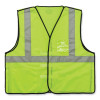 Glowear 8216Ba Class 2 Breakaway Mesh Id Holder Vest, Polyester, Large/X-Large, Lime