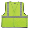 Glowear 8216Ba Class 2 Breakaway Mesh Id Holder Vest, Polyester, Large/X-Large, Lime