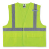 Glowear 8220Hl Class 2 Standard Mesh Hook And Loop Vest, Polyester, Large/X-Large, Lime