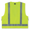 Glowear 8250Z Class 2 Surveyors Zipper Vest, Polyester, Small/Medium, Lime