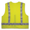 Glowear 8262Frz Class 2 Fr Surveyor Zipper Vest, Tencel/Modacrylic/Para-Aramid/Kevlar, Large/X-Large, Lime