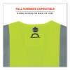 Glowear 8260Frhl Class 2 Fr Safety Hook And Loop Vest, Modacrylic/Kevlar, Small/Medium, Lime