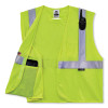 Glowear 8260Frhl Class 2 Fr Safety Hook And Loop Vest, Modacrylic/Kevlar, Small/Medium, Lime
