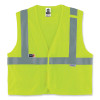 Glowear 8260Frhl Class 2 Fr Safety Hook And Loop Vest, Modacrylic/Kevlar, Small/Medium, Lime