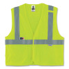Glowear 8260Frhl Class 2 Fr Safety Hook And Loop Vest, Modacrylic/Kevlar, 4X-Large/5X-Large, Lime