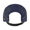 Skullerz 8955 Lightweight Bump Cap Hat, Short Front Brim, Xxx-Small To Large (Up To 7.5), 0.01" Insert, Navy