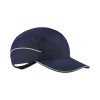 Skullerz 8965 Lightweight Bump Cap Hat With Led Lighting, Long Front Brim, One Size Fits Most, 0.01" Insert, Navy
