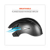 Skullerz 8950Xl Xl Bump Cap Hat, Long Brim, Black