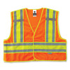 Glowear 8245Psv Class 2 Public Safety Vest, Polyester, 2X-Large/3X-Large, Orange