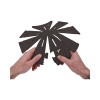 Skullerz 8944 Soft Universal Bump Cap Insert, 0.16" Thick, Black, 2/Pack