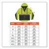 Glowear 8275 Class 2 Heavy-Duty Hi-Vis Workwear Sherpa Lined Jacket, Large, Lime