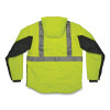 Glowear 8275 Class 2 Heavy-Duty Hi-Vis Workwear Sherpa Lined Jacket, Large, Lime