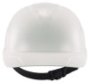 Skullerz 8951 Vented Hard Shell Bump Cap, Short Front Brim, One Size Fits Most (6.13 To 8), White